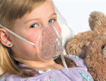 SalterLabs Model 1122 Pediatric Oxygen Mask with Strap
