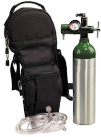 M6 Oxygen Cylinder System with Shoulder Bag